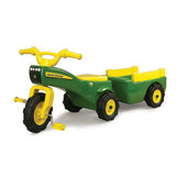NNEDPE John Deere Ride-on Trike Wagon Set Tricycle Bike Pedal Tractor - 46088