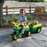NNEDPE John Deere Ride-on Trike Wagon Set Tricycle Bike Pedal Tractor - 46088