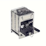 NNETM Portable Folding Stainless Steel Wood Burning Camping Stove