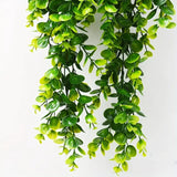 NNETM "Set of 2 Premium UV Resistant Eucalyptus Leaf Arrangements - Lifelike Artificial Flowers