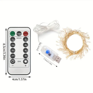 NNETM Remote-Controlled Fairy Tale Firecracker Lights