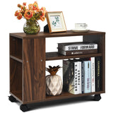 NNECW 3-tier Side Table with Storage Shelf for Living Room