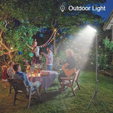 NNETM Black Matte Portable Outdoor Camping Lamp with USB Charging
