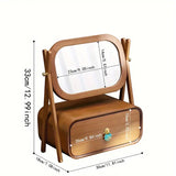 NNETM Classic High-Definition Makeup Mirror with Drawer