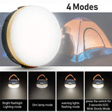 NNETM Portable Rechargeable LED Camping Lantern with Magnetic Base