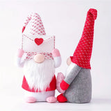 NNETM Valentine's Day Gnome Plush Doll Decorations - Set of 2
