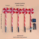 NNETM Luminous Lollipops: Festive Christmas Garden Lights Set