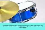 NNEDPE Children's 4pc Drum Kit - Blue