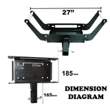 NNEDSZ 4WD Winch Cradle Mount Plate Bull Bar Steel 4WD ATV Jeep Truck Trailer Mounting