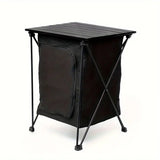 NNETM Portable Aluminum Alloy Folding Table for Outdoor Camping - Black