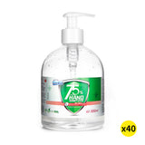 NNEIDS 40x Hand Sanitiser Sanitizer Instant Gel Wash 75% Alcohol 500ML