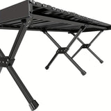 NNETM Portable Aluminum Folding Table with Carrying Bag