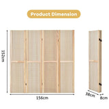NNECW 152 cm Tall Folding 4-Panel Pegboard Display