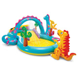 NNEDPE Intex 57135NP Dinoland Play Centre Inflatable Kids Pool with Slide