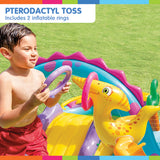 NNEDPE Intex 57135NP Dinoland Play Centre Inflatable Kids Pool with Slide