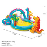 NNEDPE Intex 57135NP Dinoland Play Centre Inflatable Kids Pool with Slide