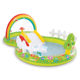 NNEDPE Intex 57154NP Inflatable Garden Kids Play Centre Water Slide Pool