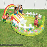 NNEDPE Intex 57154NP Inflatable Garden Kids Play Centre Water Slide Pool