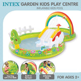 NNEDPE Intex 57154NP Inflatable Garden Kids Play Centre Water Slide Pool