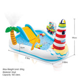 NNEDPE Intex 57162NP Fishing Fun Play Centre Inflatable Kids Swimming Pool