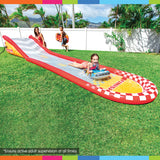 NNEDPE Intex 57167NP Racing Fun 5.6m Outdoor Water Slide with Body Boards