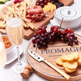 NNEKG Salt & Pepper Fromage Cheese Board Round (28cm)