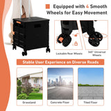 NNECW Shopping Cart with Quick-Folding Design