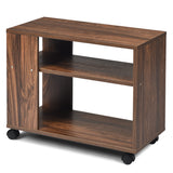 NNECW 3-tier Side Table with Storage Shelf for Living Room