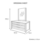 NNEDSZ Pieces Bedroom Suite Natural Wood Like MDF Structure Queen Size Oak Colour Bed, Bedside Table, Tallboy & Dresser