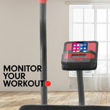 NNEDPE Powertrain Air Resistance Fan Exercise Bike for Cardio - Red