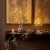 NNETM 1-Pack Simulated Birch Branch Lights - 4.92ft, 45 Light Beads