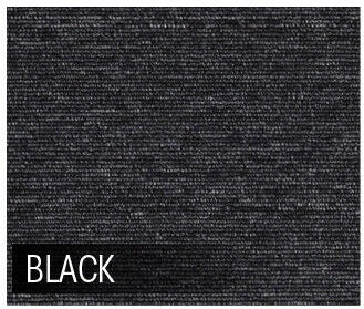 NNEDSZ Box of Premium Carpet Tiles Commercial Domestic Office Heavy Use Flooring Black