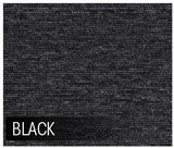 NNEDSZ Box of Premium Carpet Tiles Commercial Domestic Office Heavy Use Flooring Black