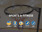 NNEDSZ Netball Ring with Stand Portable Pole Height Adjustable