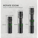 NNETM 10-300X Zoom HD Portable Monocular - Professional Telescope