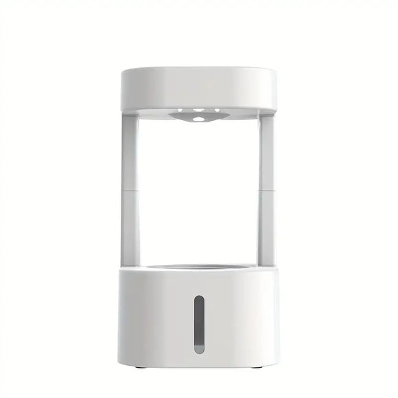 NNETM Levitating Plant Water Drop Humidifier - 580ML Cool Mist, Anti Gravity Design, USB Powered, Nightlight