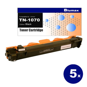 NNEIDS 5 Pack Alternative for Brother TN-1070 Black Toner Cartridges