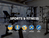 NNEDSZ Set Barbell Dumbell Dumb Bell Gym 50kg Plate