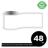 NNEIDS 48 Rolls Pack Alternative Lever Arch Files White Labels for Dymo #99019 59mm x 190mm 110L
