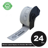 NNEIDS 24 Pack Alternative Standard Address White labels for Brother DK-11201 29mm x 90mm 400L