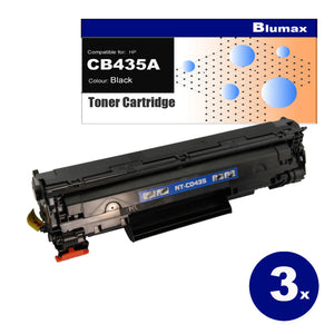 NNEIDS 3 Pack Alternative for HP CB435A(35A) Black Toner Cartridges
