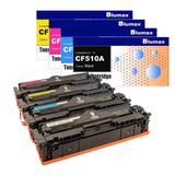 NNEIDS 4 Pack Alternative Toner Cartridges for HP CF510A/511A/512A/513A(204A)