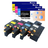 NNEIDS 4 Pack Alternative Toner Cartridges for Fuji Xerox CT202064 / CT202065 / CT202066 / CT202067 (CM225)