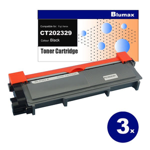 NNEIDS 3x Alternative for Fuji Xerox CT202330 (P265) Black Toner Cartridges