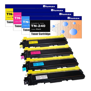 NNEIDS 4 Pack Alternative Toner Cartridges for Brother TN-240  (BK+C+M+Y)