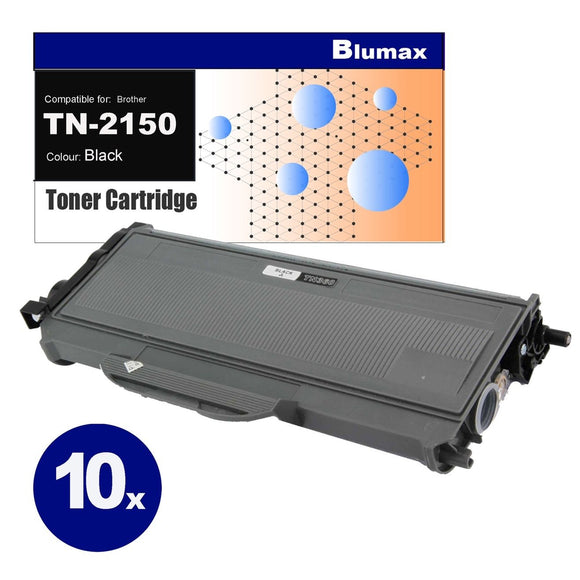 NNEIDS 10 Pack Alternative for Brother TN-2150 Black Toner Cartridges