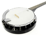NNEDPE Karrera 5 String Resonator Banjo - Black