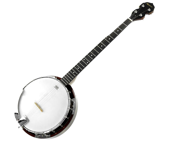 NNEDPE Karrera 5 String Resonator Banjo - Brown