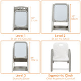 NNECW Erasable Magnetic Whiteboard with Adjustable Height