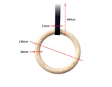 NNEDSZ Gymnastic Rings Olympic Gym Strength Training